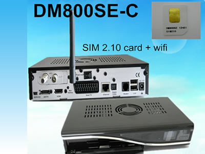 DM800 HD se DVB-C SIM 2.10 Cable Receiver with Wifi