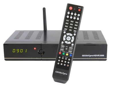 GEOSATpro HDVR3500 DVB-S2 MPEG4 Satellite Receiver