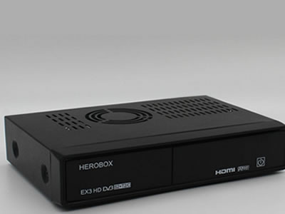 HEROBOX EX3 HD tv box DVB-S2/C/T2 triple tuner Linux Satellite Receiver