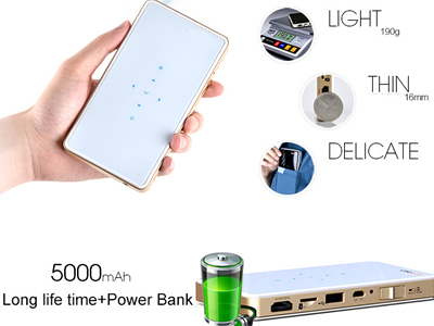 Pico handhold Projector Q6 wifi mirrowing for iPhone/Andorid phone/ipad
