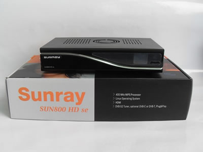Sunray SUN800 HD SE with SIM2.10 Card satellite receiver  TV receiver