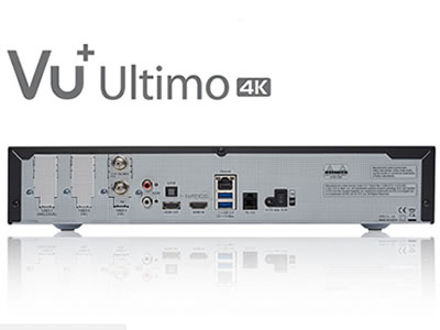 VU+ Ultimo 4K UHD Linux Satellite Receiver with 1 x Dual DVB-S2 FBC Tuner