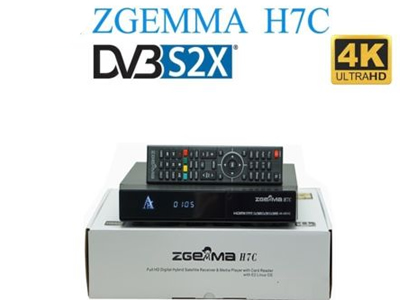 Zgemma H.7C 4K UHD Dual Core With DVB-S2/S2X+2*DVB-T2/C Triple Tuner FTA Satellite receiver