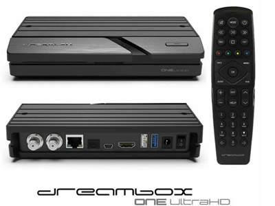 Dreambox One 4K UHD 2xDVB-S2X Multistream E2 Linux Sat Receiver Ultra HD 