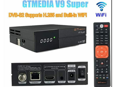 Gtmedia V8X V9 Super H. 265 Satell 1080P HD Satellite TV Receiver DVB S/S2  Best Built-in WiFi Decoder Freesat V9 Super - China Receiver, Satellite  Receiver
