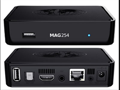 MAG 254 IPTV TV Box with 12 Months IPTV Subscription 1700+ Channels